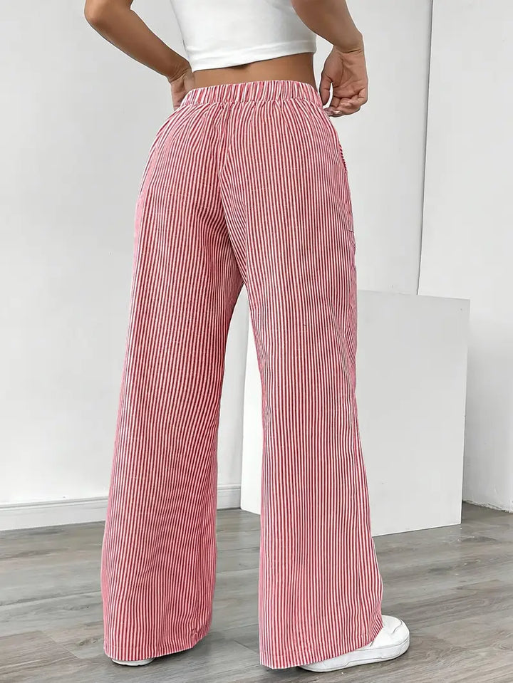 Niki | Vertical Stripe Pants