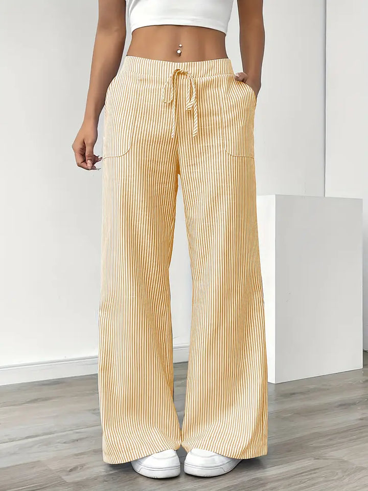 Niki | Vertical Stripe Pants