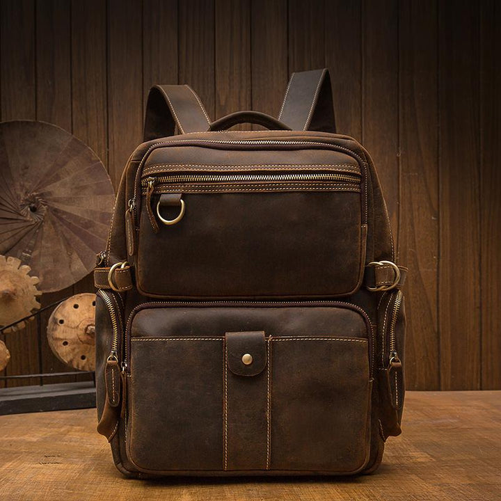 Felix | Brown Vintage Backpack