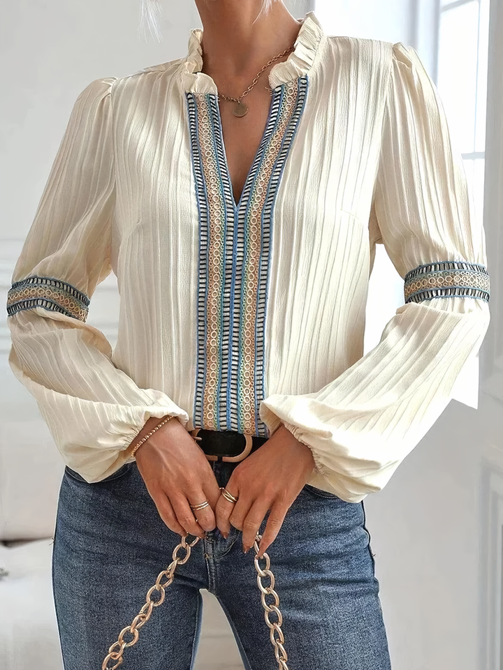 Barbie | Luxurious V-Neck Blouse