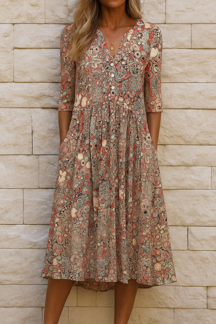 Mirana | Casual V-Neck Dress