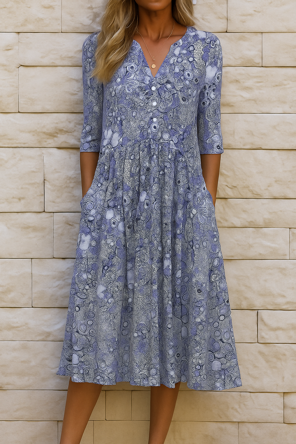 Mirana | Casual V-Neck Dress