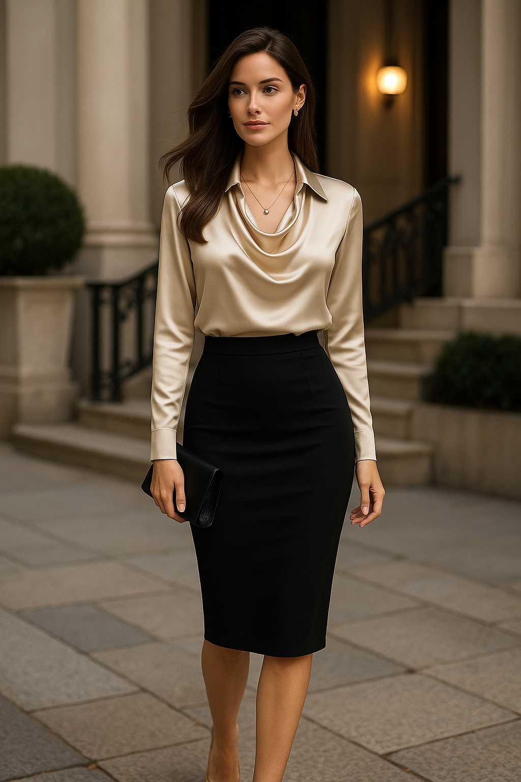 Rebecca | Cowl Neck Blouse