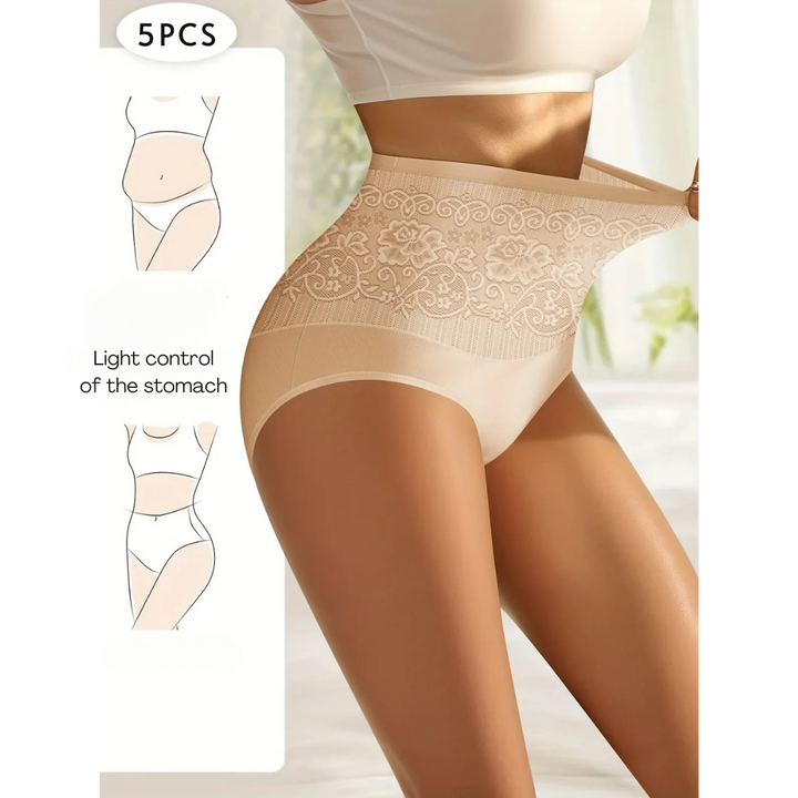 Sandy | Pack of 5 High-Waisted Shaping Panties