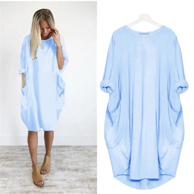 Dahlia | Comfortable Tummy Covering Dress