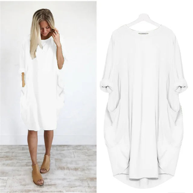 Dahlia | Comfortable Tummy Covering Dress