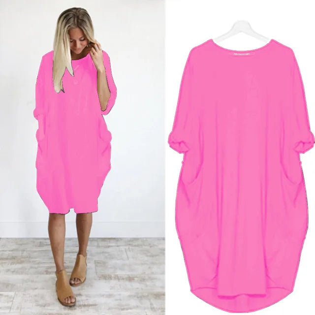 Dahlia | Comfortable Tummy Covering Dress