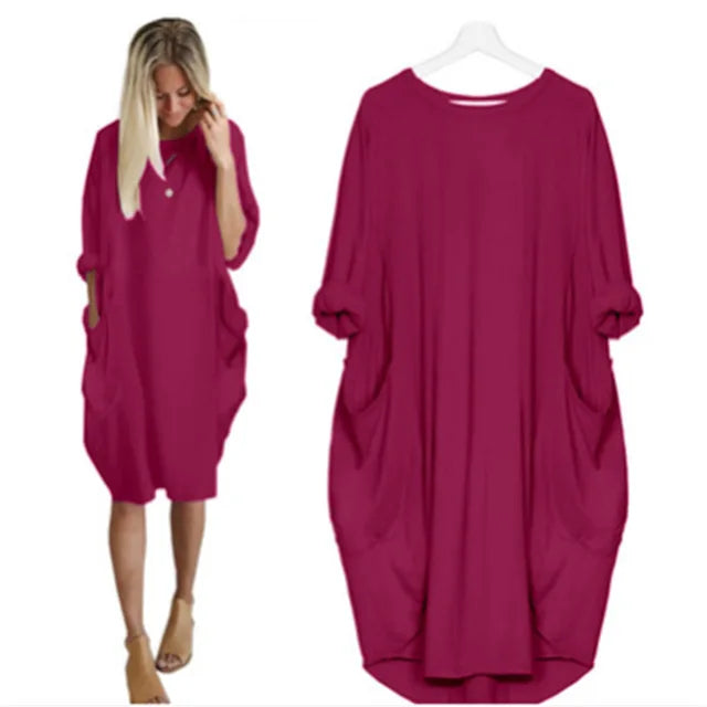 Dahlia | Comfortable Tummy Covering Dress