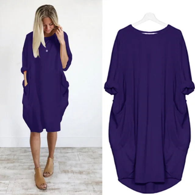 Dahlia | Comfortable Tummy Covering Dress