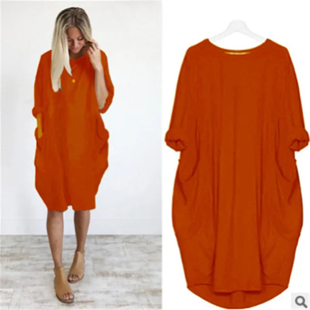 Dahlia | Comfortable Tummy Covering Dress