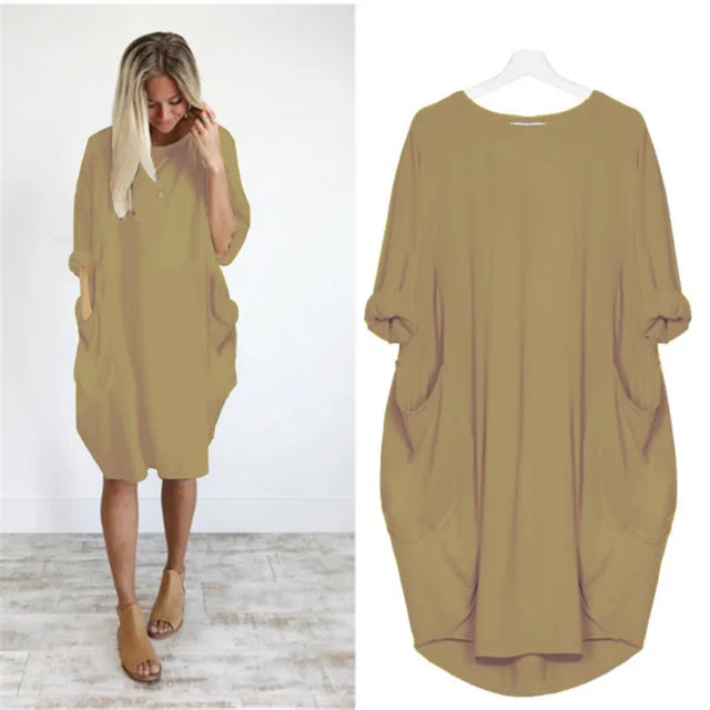 Dahlia | Comfortable Tummy Covering Dress