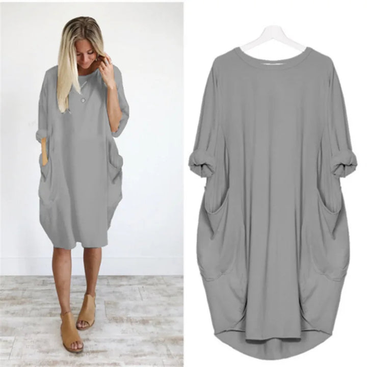 Dahlia | Comfortable Tummy Covering Dress