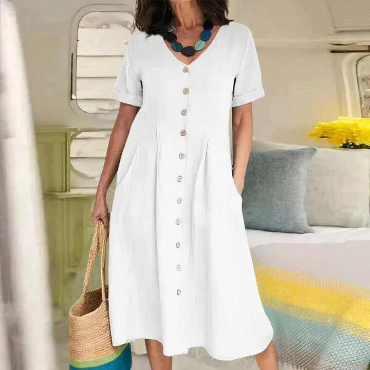Alice | Effortless Buttoned Dress