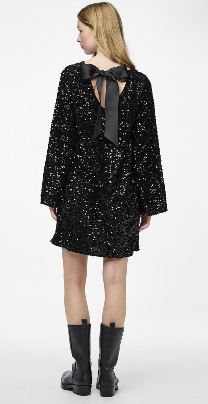 Scarlett | Glamorous Sequin Bow Dress
