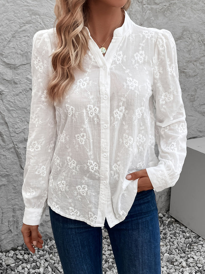 Marilou | Embroidered Long Sleeve Shirt