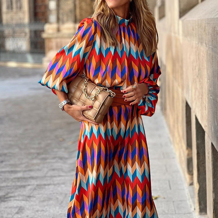 Emery | Vibrant Geometric Dress