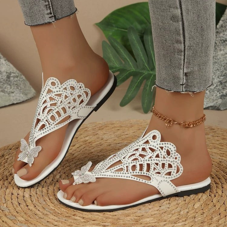 Rosana | Butterfly Accent Sandals