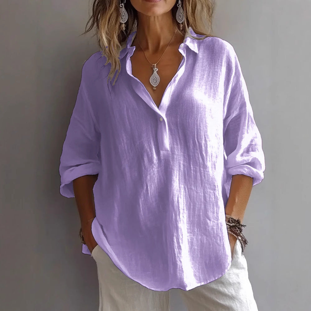 Magda | Effortless V-Neck Blouse