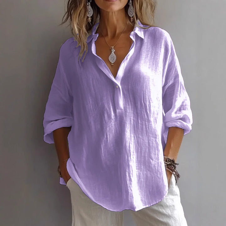Magda | Effortless V-Neck Blouse
