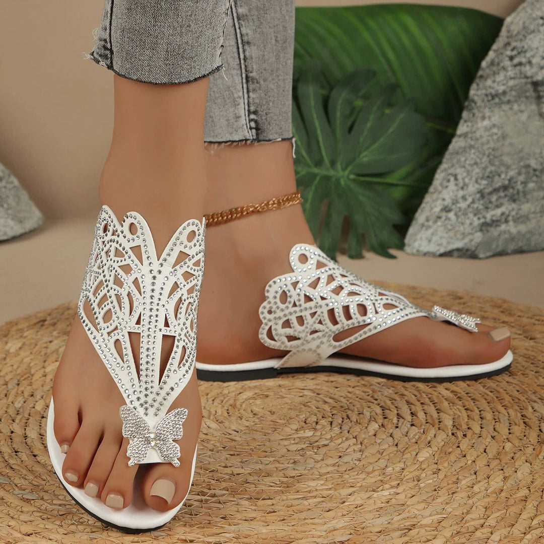 Rosana | Butterfly Accent Sandals