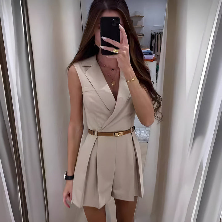 Vinda | Sleeveless Elegant Summer Jumpsuit