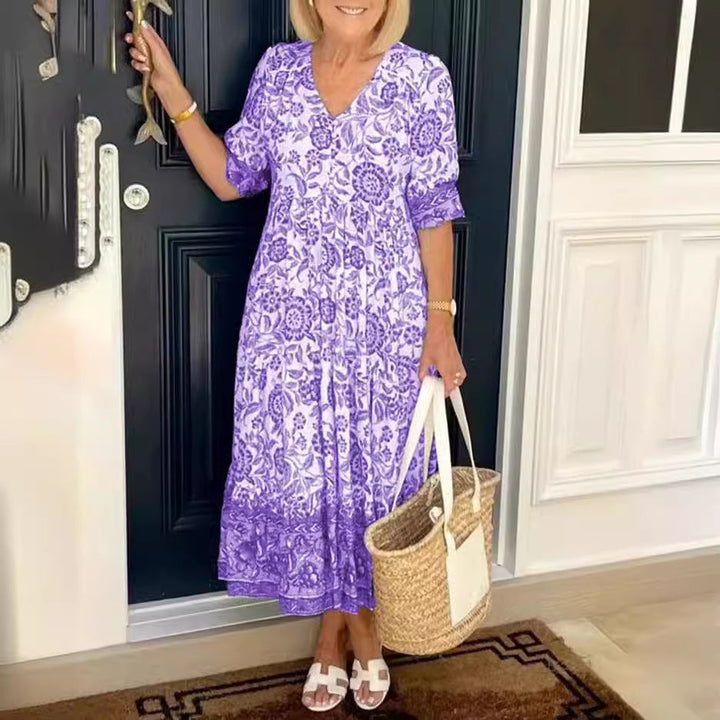 Alison | Bohemian Floral Maxi Dress