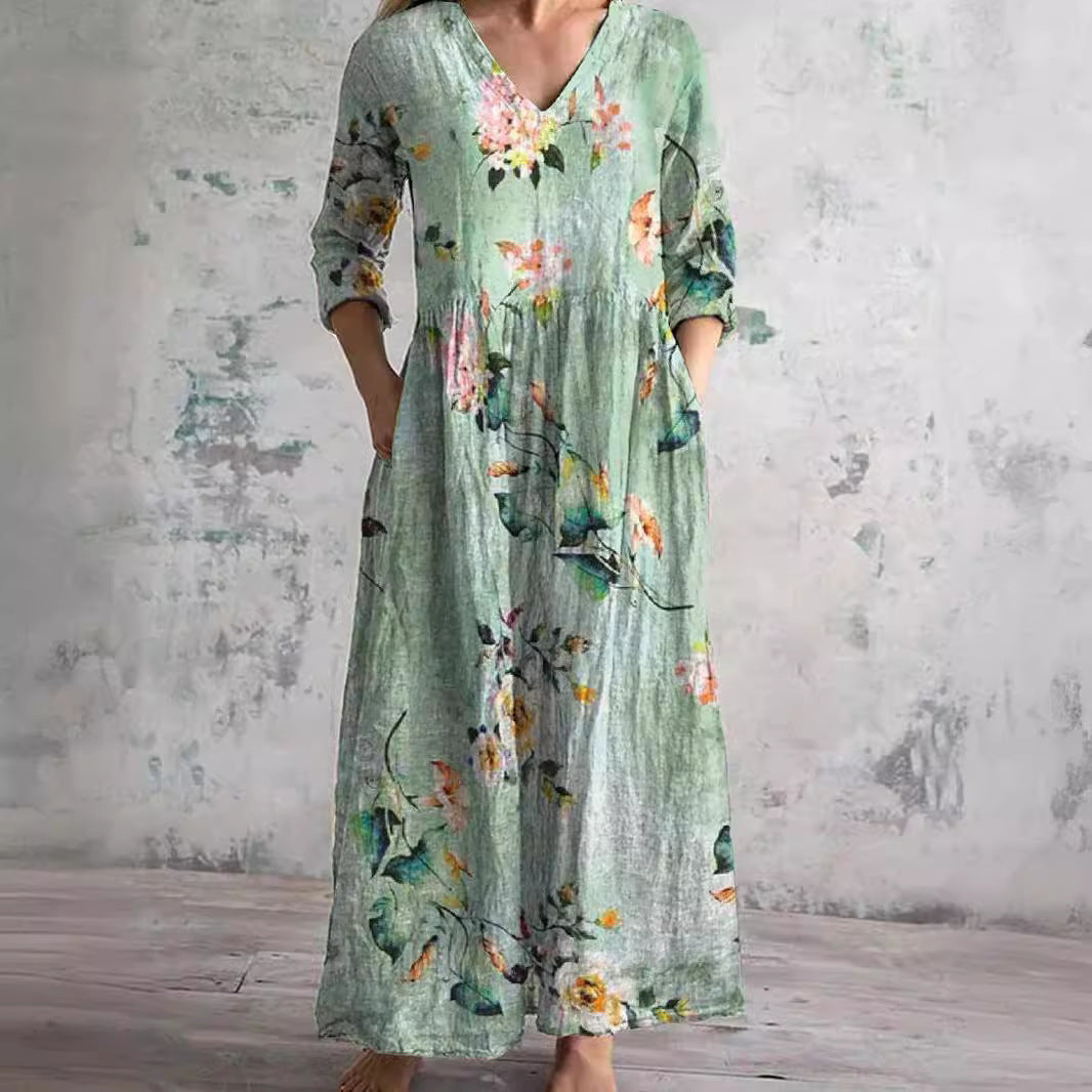 Moira | Timeless Floral Maxi Dress