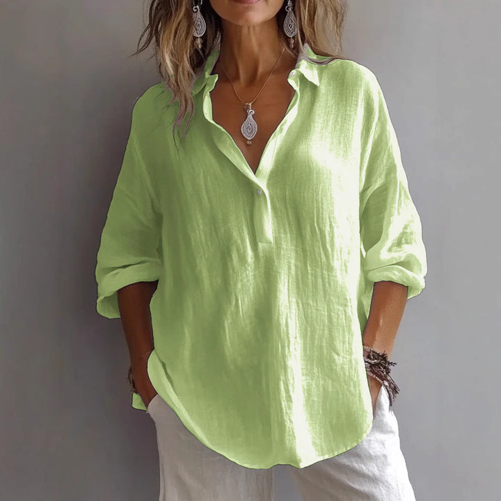 Magda | Effortless V-Neck Blouse