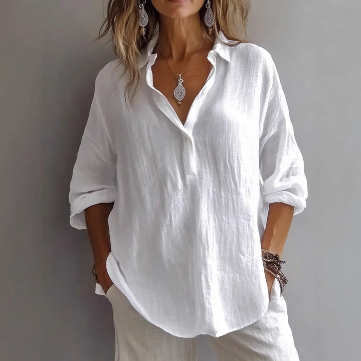 Magda | Effortless V-Neck Blouse