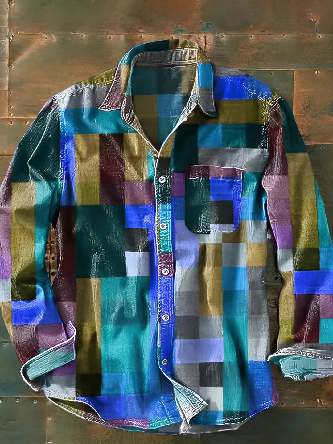 Robin | Patchwork Design Shirt