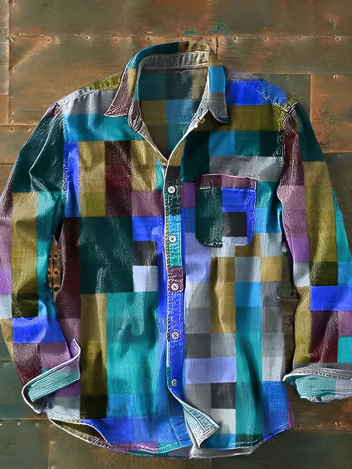 Robin | Patchwork Design Shirt