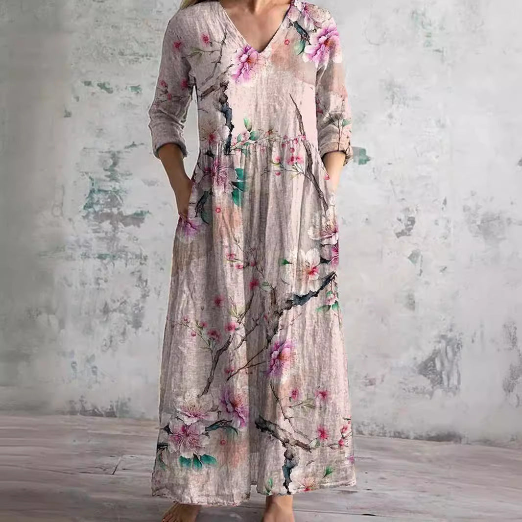Moira | Timeless Floral Maxi Dress