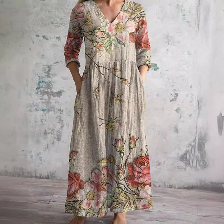 Moira | Timeless Floral Maxi Dress