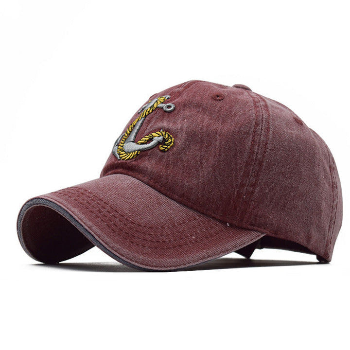 Nerem | Anchor Embroidered Cap