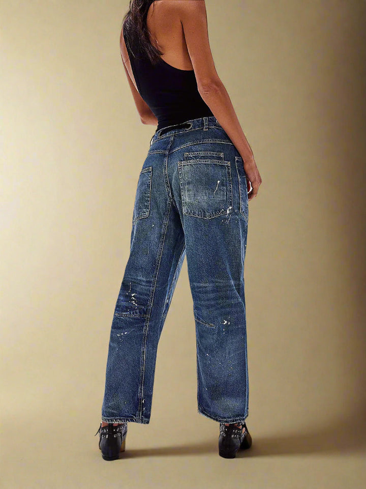 Felicia | Wide Leg Patchwork Pants
