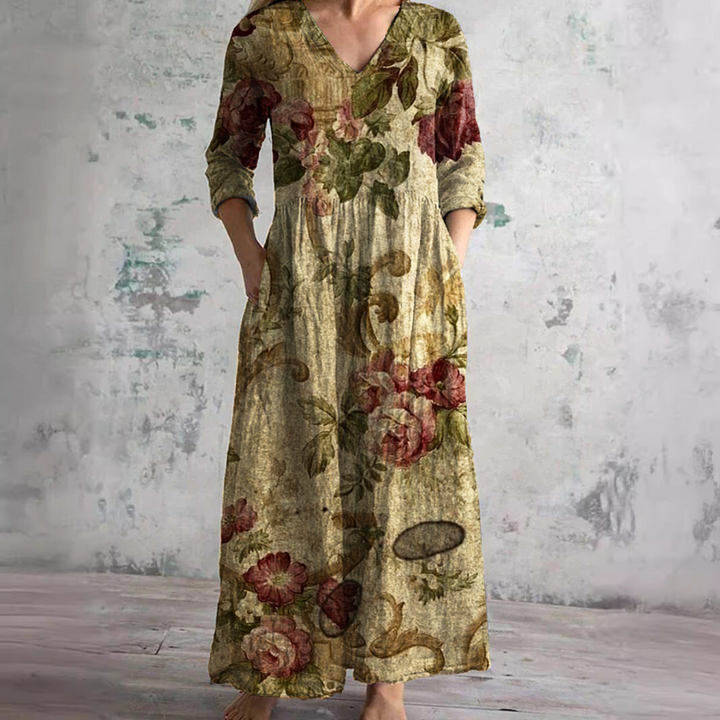 Moira | Timeless Floral Maxi Dress