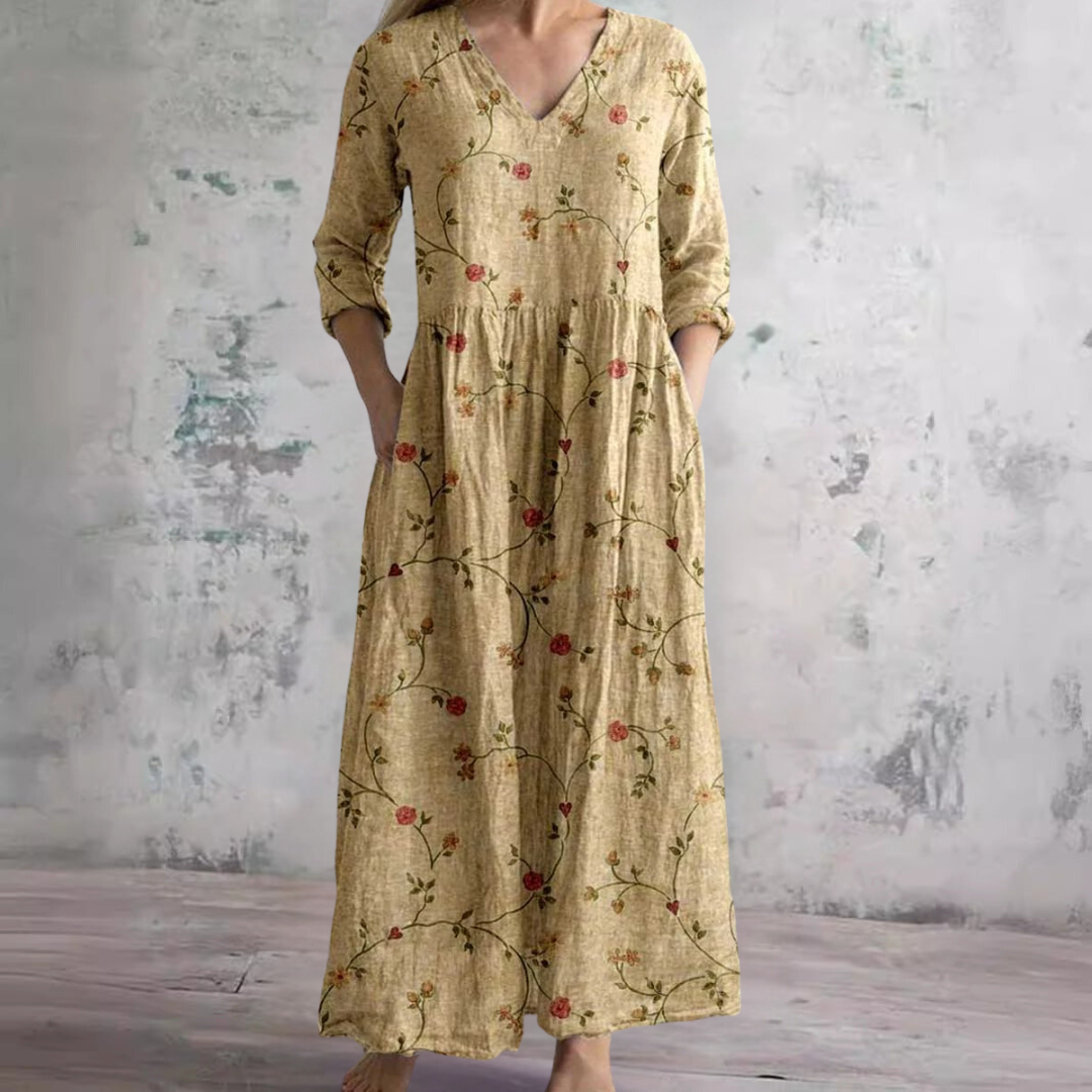 Moira | Timeless Floral Maxi Dress