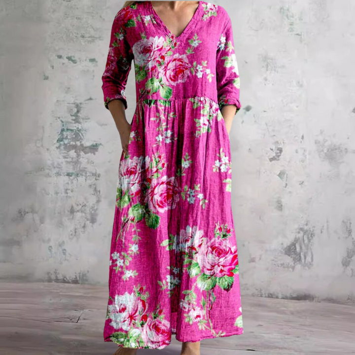 Moira | Timeless Floral Maxi Dress