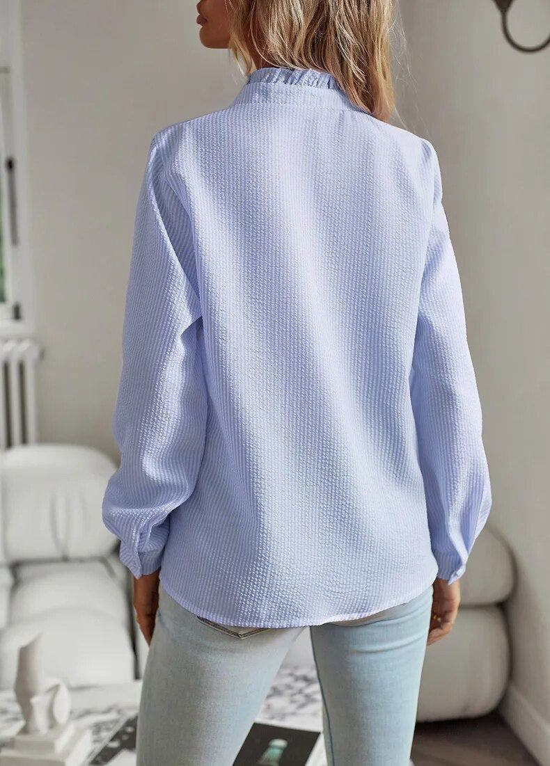 Hyacinth | Stylish Ruffle Detail Blouse