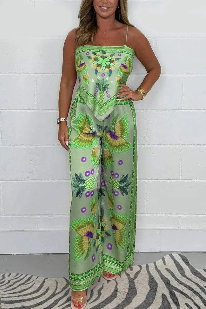 Saylor | Two-Piece Set with Exotic Print