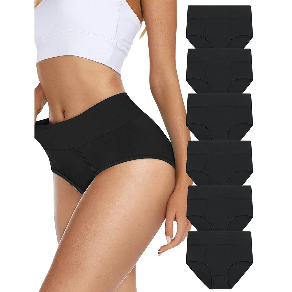 Pearl | Pack of 6 High-Waisted Shaping Panties