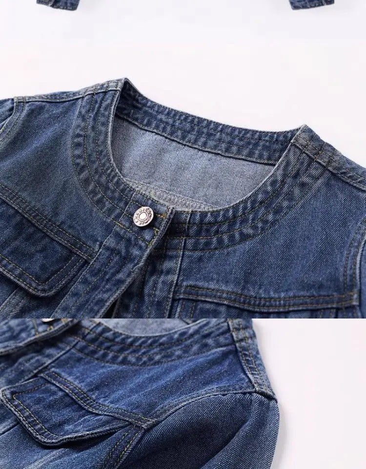 Vanessa | Crop Denim Jacket