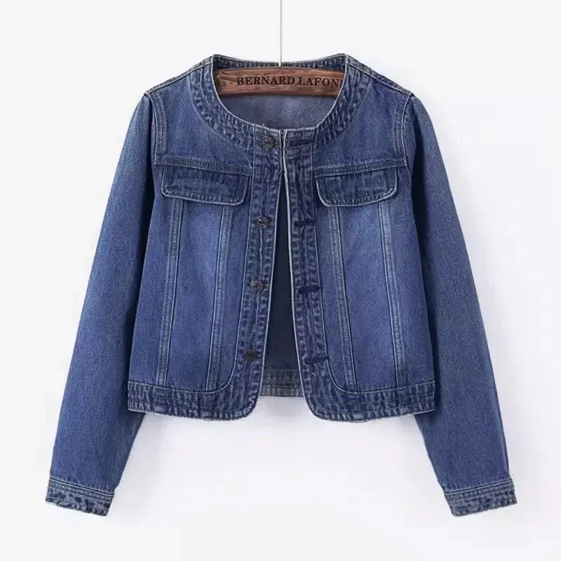 Vanessa | Crop Denim Jacket