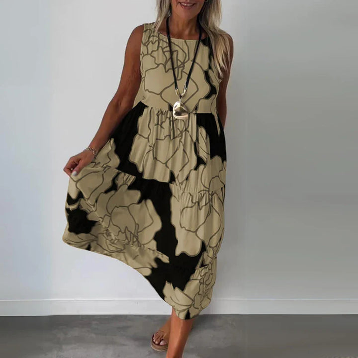 Evangeline | Sleeveless Maxi Dress