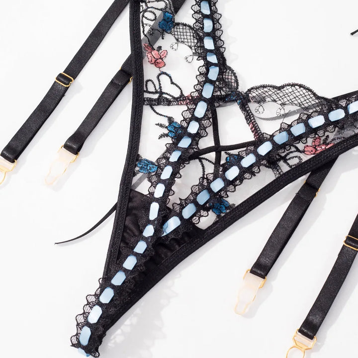 Kenia | 3-Piece French Lingerie Set