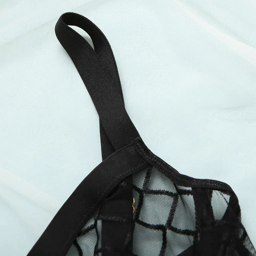 Polly | Bold Mesh Bodysuit