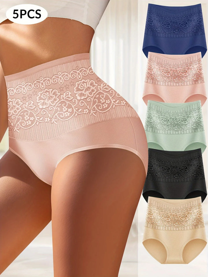 Sandy | Pack of 5 High-Waisted Shaping Panties