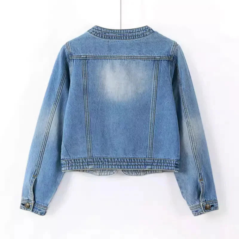 Vanessa | Crop Denim Jacket