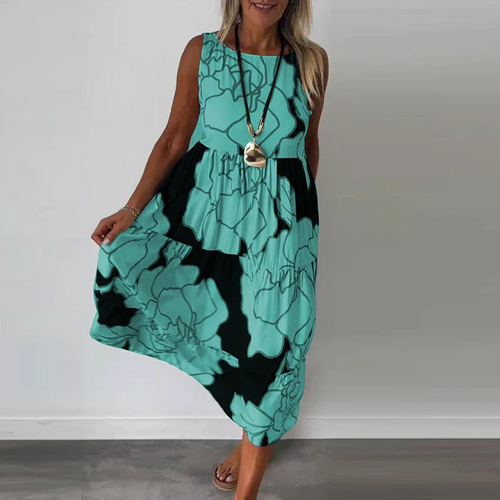 Evangeline | Sleeveless Maxi Dress