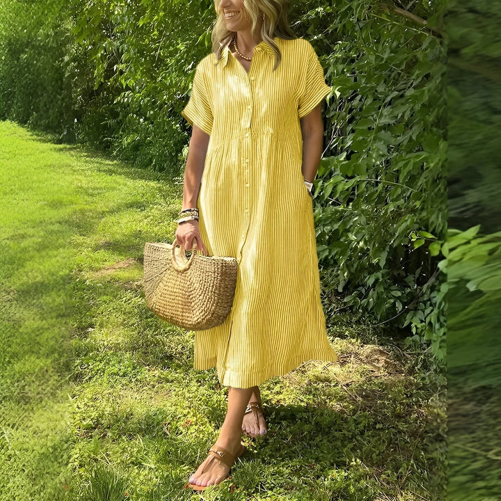 Maidi | Striped Shirt Dress